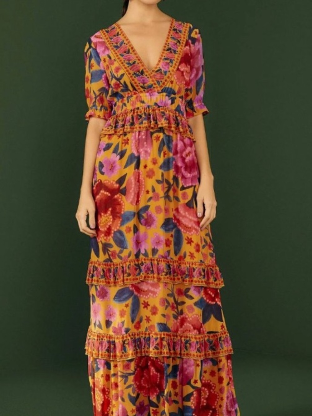 Farm Rio Floral Dream Maxi Dress